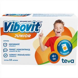 Vibovit Junior o smaku pomarańczowym 14 saszetek