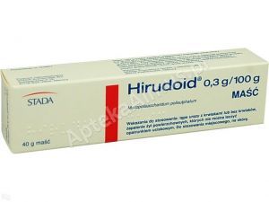Hirudoid maść 0.3g/25000 E/  40 g        i