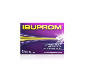 Ibuprom 200 mg 10 tabletek