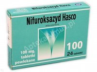 NIFUROKSAZYD HASCO 100mg 24 tabletki