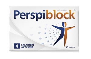 Perspiblock 30 tabletek PRZECIW POCENIU