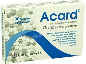Acard  75 mg 30 tabl.