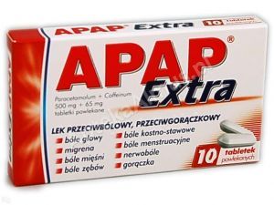 Apap Extra 10 tabletek