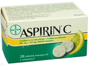 Aspirin C Bayer 20 tabletek musujących