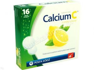 Calcium C sm.cytryny tabl.mus. 16 tabl.