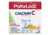 Calcium C 16 tabletek musujących pomarańcza