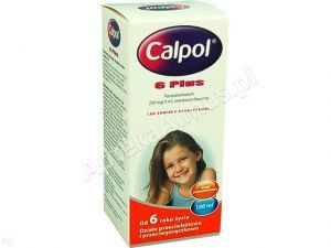 Calpol 6 Plus syrop 0,25 g/5ml 100 ml
